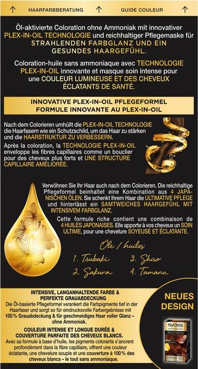 Image du produit Syoss Oleo Intense (5-77 Rouge cuivré brillant)