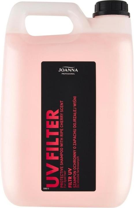 Actual product image Joanna Profesjonalna Stylizacja Pielęgnacja Szampon wiśniowy do włosów farbowanych 5L (5000 ml, Liquid shampoo)