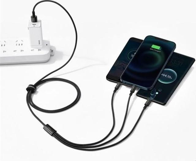 Produktbild Baseus USB A – USB C, Lightning, USB Micro B (1.50 m, USB 2.0)