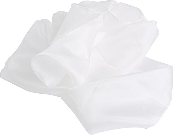 Produktbild VBS XXL Seidentücher "Pongé 05", 90 x 90 cm, 12 Stück, Weiss