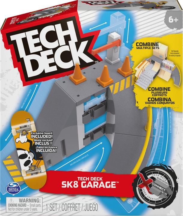 Immagine prodotto Spin Master Deck, Sk8 Garage X-Connect Park Creator, set di rampe personalizzabile e costruibile con speciali (8.27")