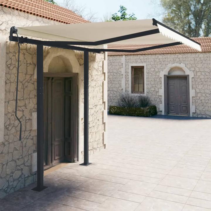 Immagine prodotto VidaXL Supporti per tende da sole antracite 300x245 cm in ferro, colore (3 m)