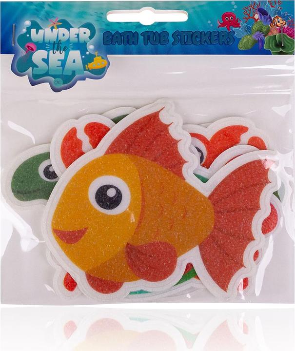 Image du produit Accentra Autocollant antidérapant pour le bain SOUS LA MER dans un emballage cadeau, environ 15 x 12 cm, 4