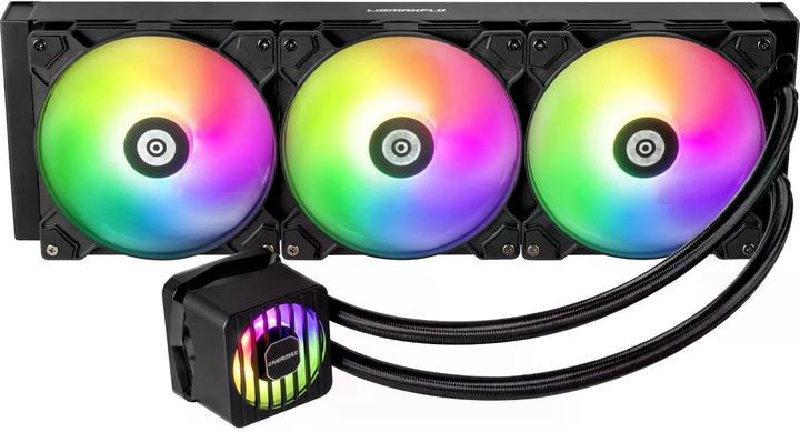 Produktbild Enermax LIQMAXFLO 420mm CPU AIO Flüssigkeitskühler - Xtreme Doppelkammerpumpe- VRM Wasserblock ARGB