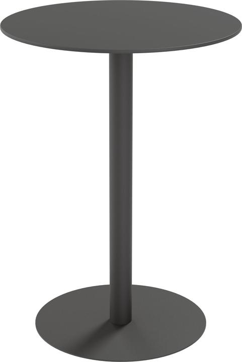 Productafbeelding Paperflow CROSS hoge tafel hout zwart 80,0 x 80,0 x 110,0 cm