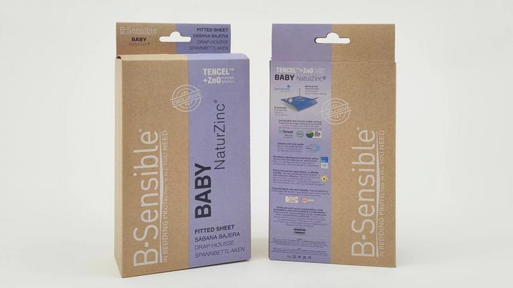 Actual product image B-Sensible Fixleintuch mit Wasserundurchlässiger Baby 70/140 Pistaziegrün