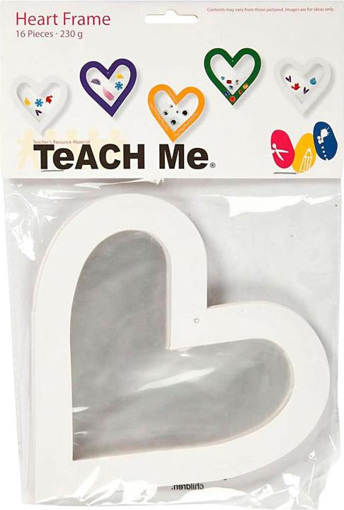 Actual product image Creativ Company Heart frame cardboard 18x18cm, 16pcs. (230 g/m², 16 x)