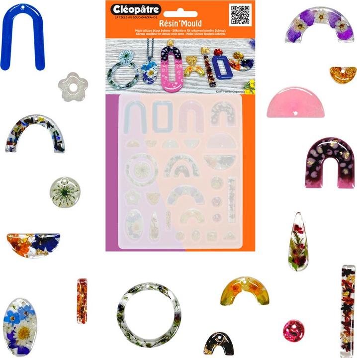 Produktbild Cléopâtre Silikonform für Giessharz "Schmuck"
