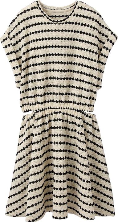 Jonen Mädchen Kleid aus Fantasiestrick mit Cut-outs