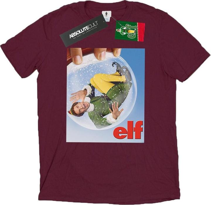 Elf Snow Globe Poster TShirt (XL)