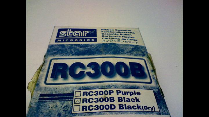 Immagine prodotto Star Micronics 80981611 RC300B Nastro in nylon per SP300 1,6 milioni di caratteri, nero