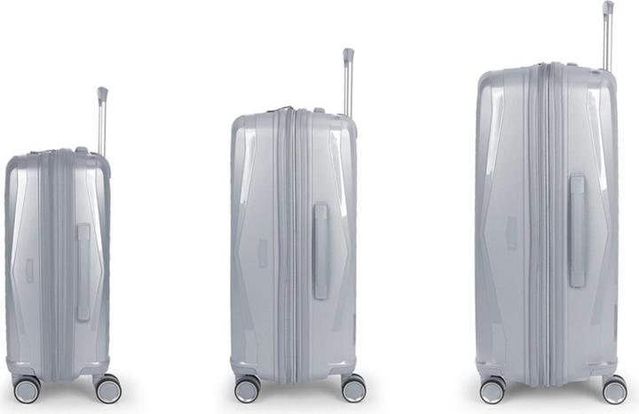 Image du produit Gabol Queens Ensemble de valises à 4 roulettes 3 pièces avec soufflet extensible (223 l, XL (à partir de 115l))