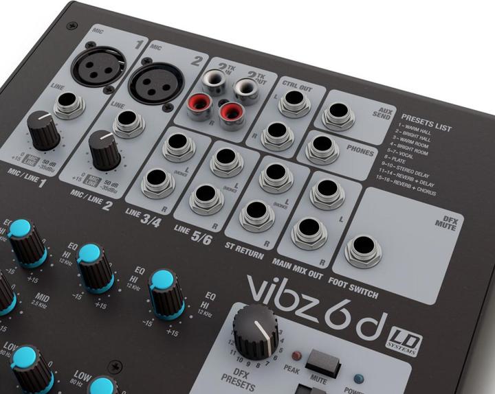 Produktbild LD Systems VIBZ 6 D 6-Kanal Mischpult