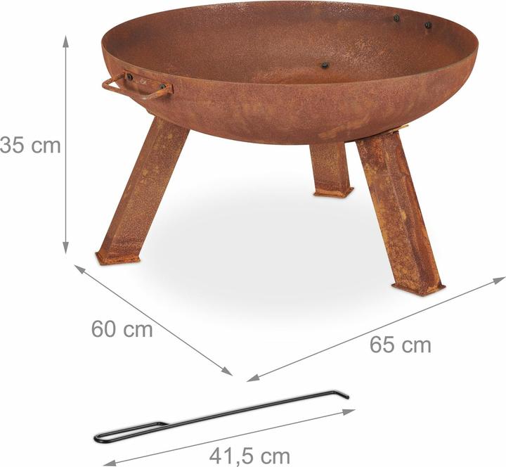 Actual product image Relaxdays Bathroom shelf wood (35 x 31 x 71.5 cm)