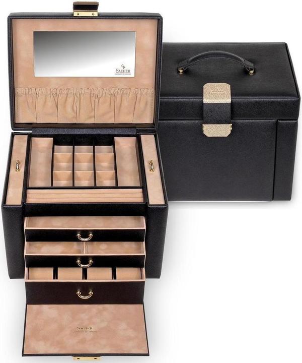 Produktbild Sacher 88.000.120443 - Schmuckkasten Marta saffiano schwarz