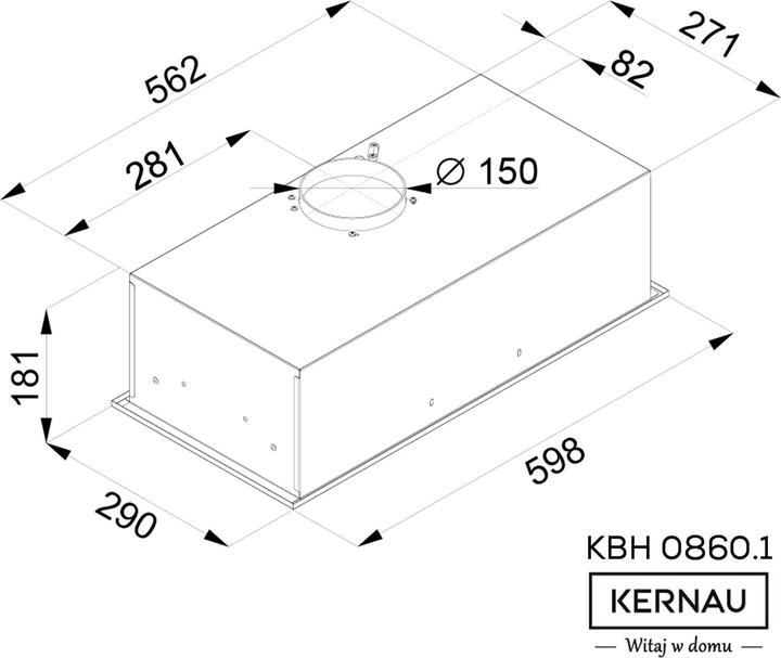 Produktbild Kernau KBH 0860.1 W