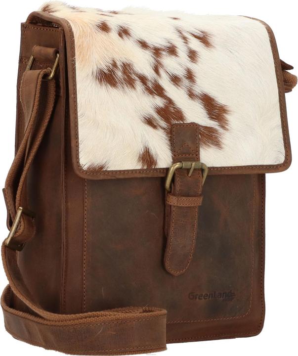 Immagine prodotto Greenland Nature Naturale Borsa a tracolla combinata in pelle 25 cm