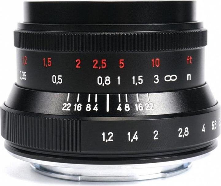 7artisans Fixed focal length 35 mm F1.2 Mark II (Canon EF-M, APS-C / DX)