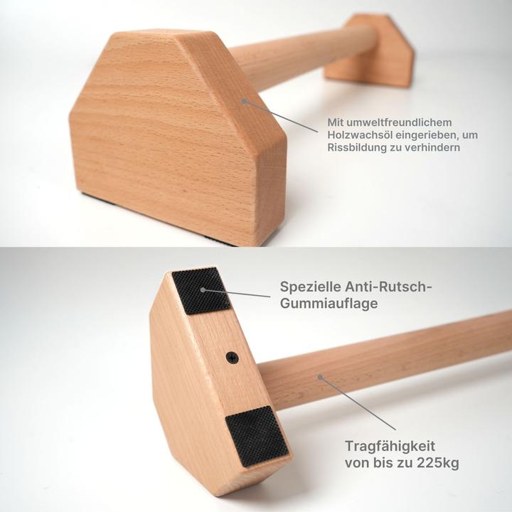 Produktbild Hermex 2er Set Liegestützgriffe Push-up Bar Handstandgriffe Liegestützhilfen