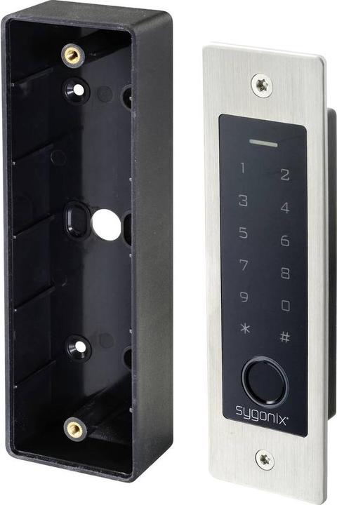 Actual product image Sygonix SY-5231014 Fingerprint/RFID access system flush-mounted 12 V/DC, 18 V/DC IP (Fingerprint, Key card)