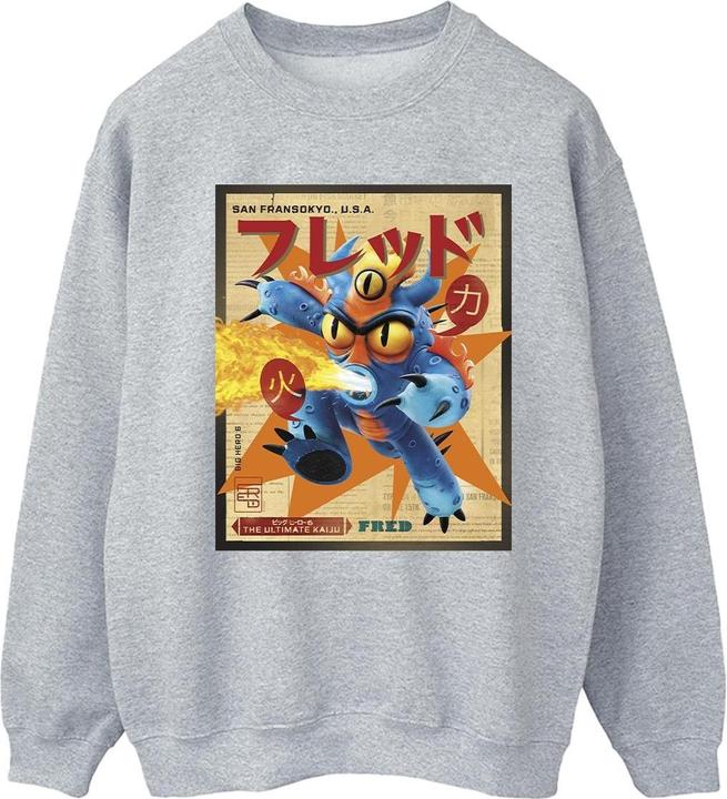 Produktbild Disney Big Hero 6 Baymax Fred Newspaper Sweatshirt (M)