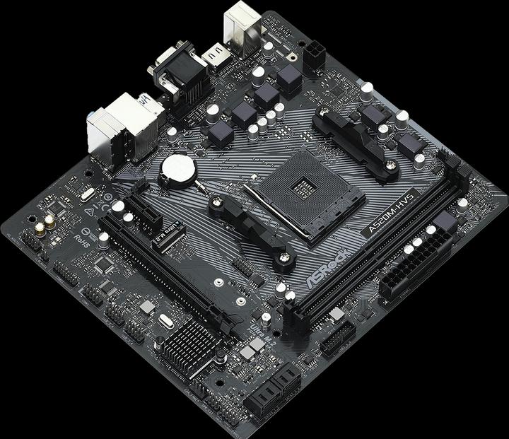 Image du produit AsRock A520M-HVS (AM4, AMD A520, mATX)