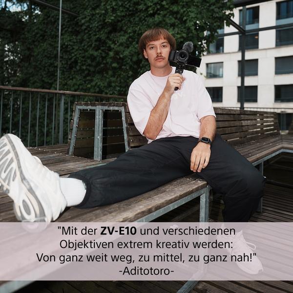 Produktbild Sony Alpha ZV-E10 (24 Mpx, APS-C / DX)
