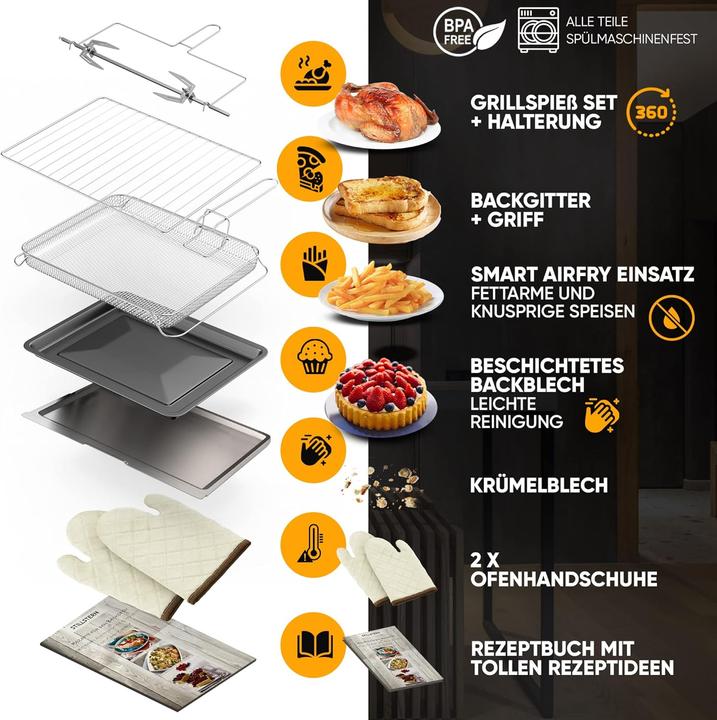 Produktbild Stillstern Mini-Umluftbackofen (CH-Stecker)