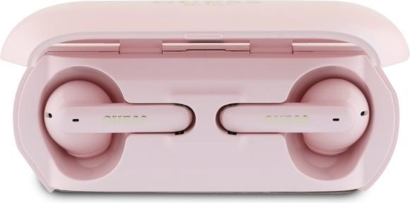 Produktbild Guess Kabellose Kopfhörer Elongated Metallic ENC TWS Bluetooth Headset - Rosa (ANC, 26 h, Kabellos)
