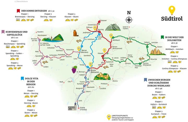 Immagine prodotto Roadtrips - Südtirol (Tedesco, Manuela Blisse, Uwe Lehmann, 2023)