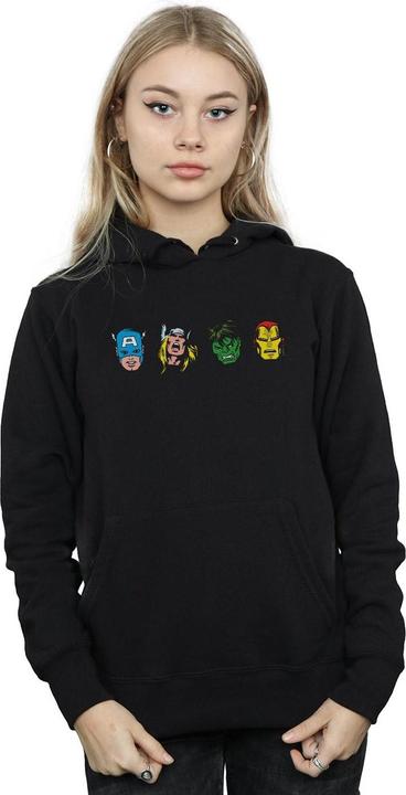 Produktbild Avengers Comic Heads Kapuzenpullover (L)