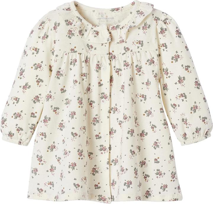 Image du produit Vertbaudet Bio-Kollektion: Baby-Set aus Blumenkleid, Leggings & Haarband (62)