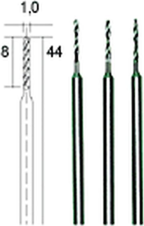 Actual product image Proxxon HSS micro twist drills (1.0 millimetre)