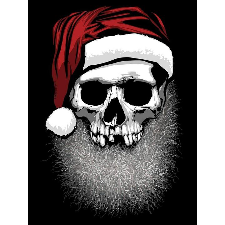 Actual product image Grindstore Santa sack with Father Christmas skull