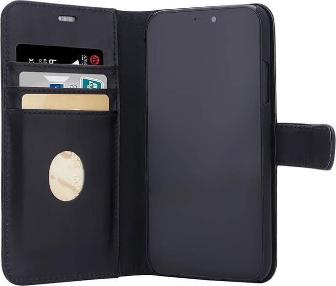 Image du produit Radicover Radiationprotected Mobilewallet Leather iPhone 12/12 PRO Exclusive 2in1 Coque magnétique - Bl (Apple iPhone 12, Realme 12 Pro+)