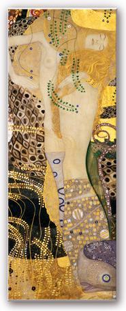 Produktbild Trenddeko Klimt - Wasserschlangen I. (50 x 120 cm)