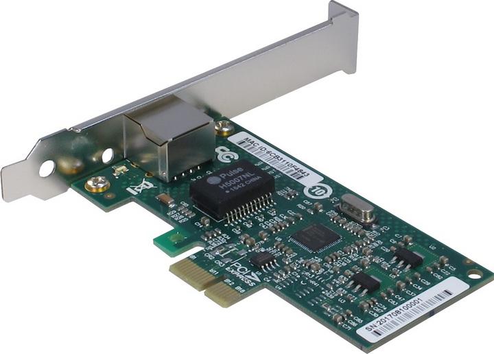 Produktbild Intertech LR-9201 - LAN-Adapter Intel 82574 Off-Load Checksummen- und Segmentierungsberechnung VT-c VMDq SR... (PCI-E x1)