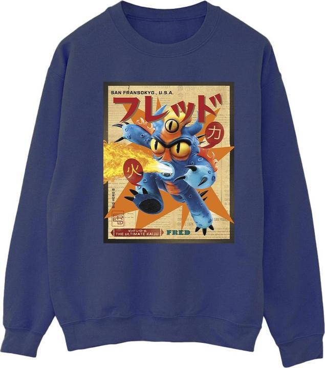 Image du produit Disney - Sweat BIG HERO BAYMAX FRED NEWSPAPER - Femme (XXL)