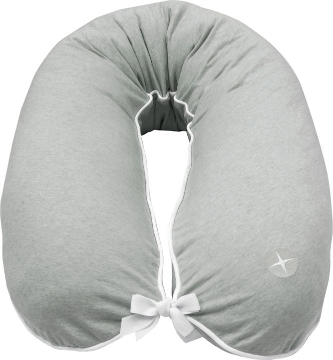 Produktbild nordic coast company Stillkissen Bezug 180 cm Grau (38 cm)