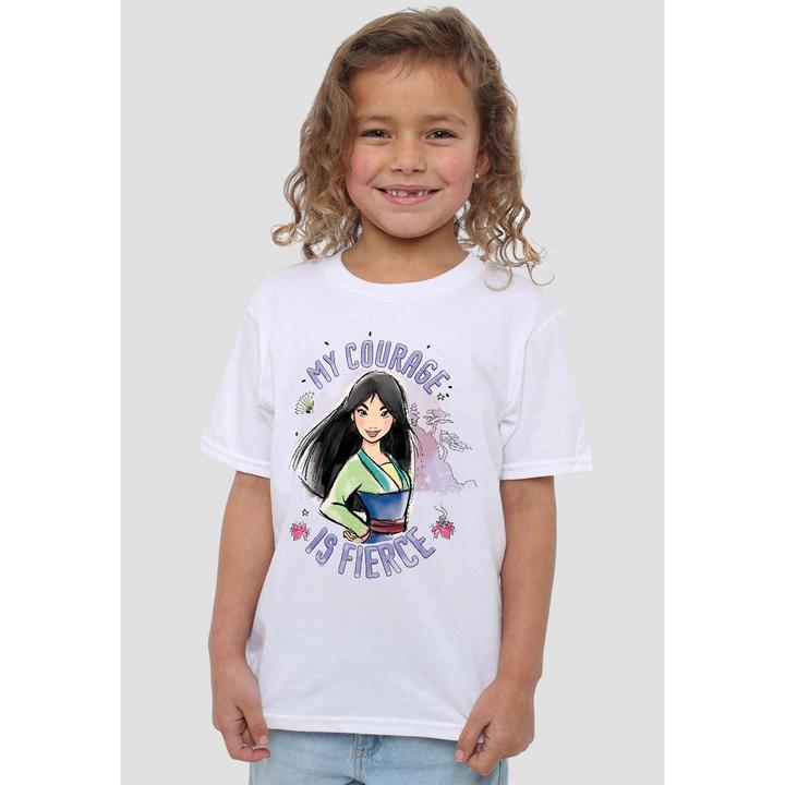 Immagine prodotto Mulan My Courage Is Fierce Maglietta Bambini (128)