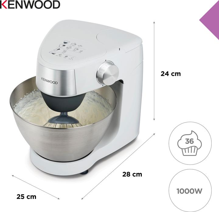 Actual product image Kenwood KHC29. food processor Stainless steel, White (1000 W)