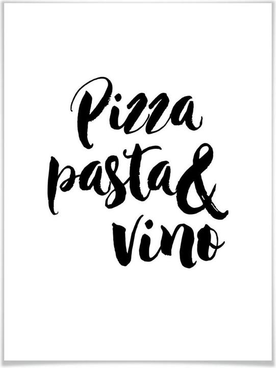 Produktbild Trenddeko Pizza Pasta Vino (60 x 80 cm)
