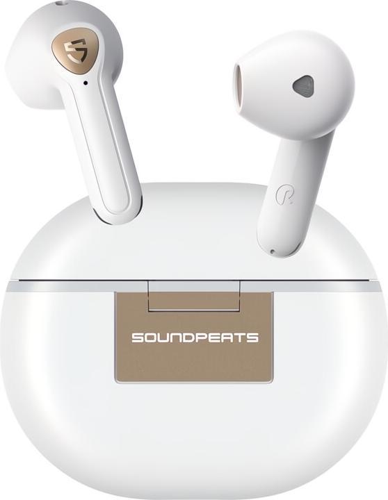 Actual product image Soundpeats Earphones Air 3 Deluxe HS TWS (white) (ANC, 5 h, Cable)