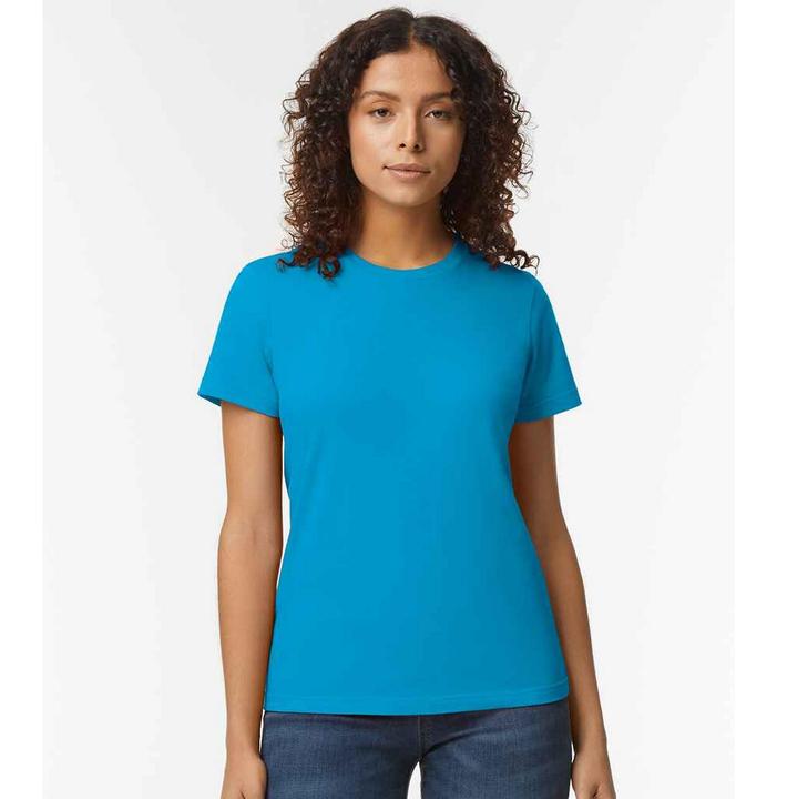 Actual product image Gildan Womens/Ladies Soft Midweight T-Shirt (L)