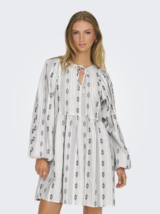 Produktbild JdY Normal geschnitten Schluppenkragen Elastische Bündchen Midikleid Kleid (L)