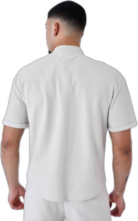 Actual product image Project X Paris plain textured mao collar hirt project x pari (S)