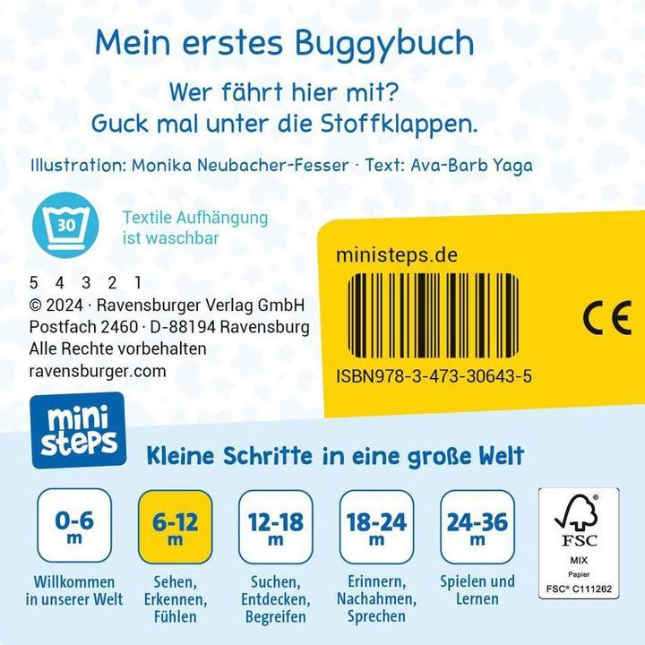 Actual product image Ravensburger My first buggy book: Look! First vehicles (German)