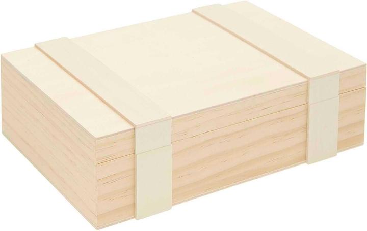 Immagine prodotto Rico Design Scatola di legno / scatola portaoggetti con 6 scomparti