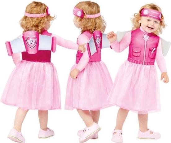 Immagine prodotto Amscan Costume da bambina Skye di Paw Patrol, vestito, ali, cerchietto, serie, aiutante a quattro zampe, Hu (2, 3)