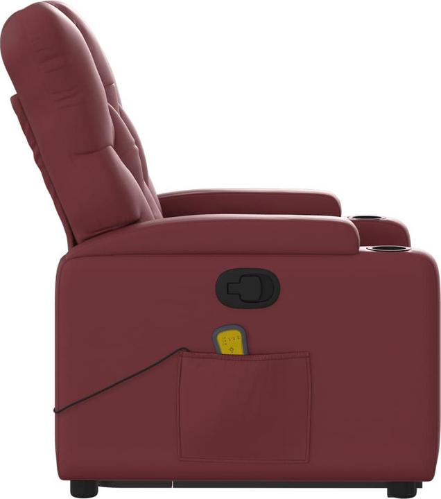 Actual product image VidaXL Massage chair with stand-up aid imitation leather